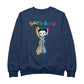 Betty Boop Groovy Striped Outfit Men's Sweatshirt