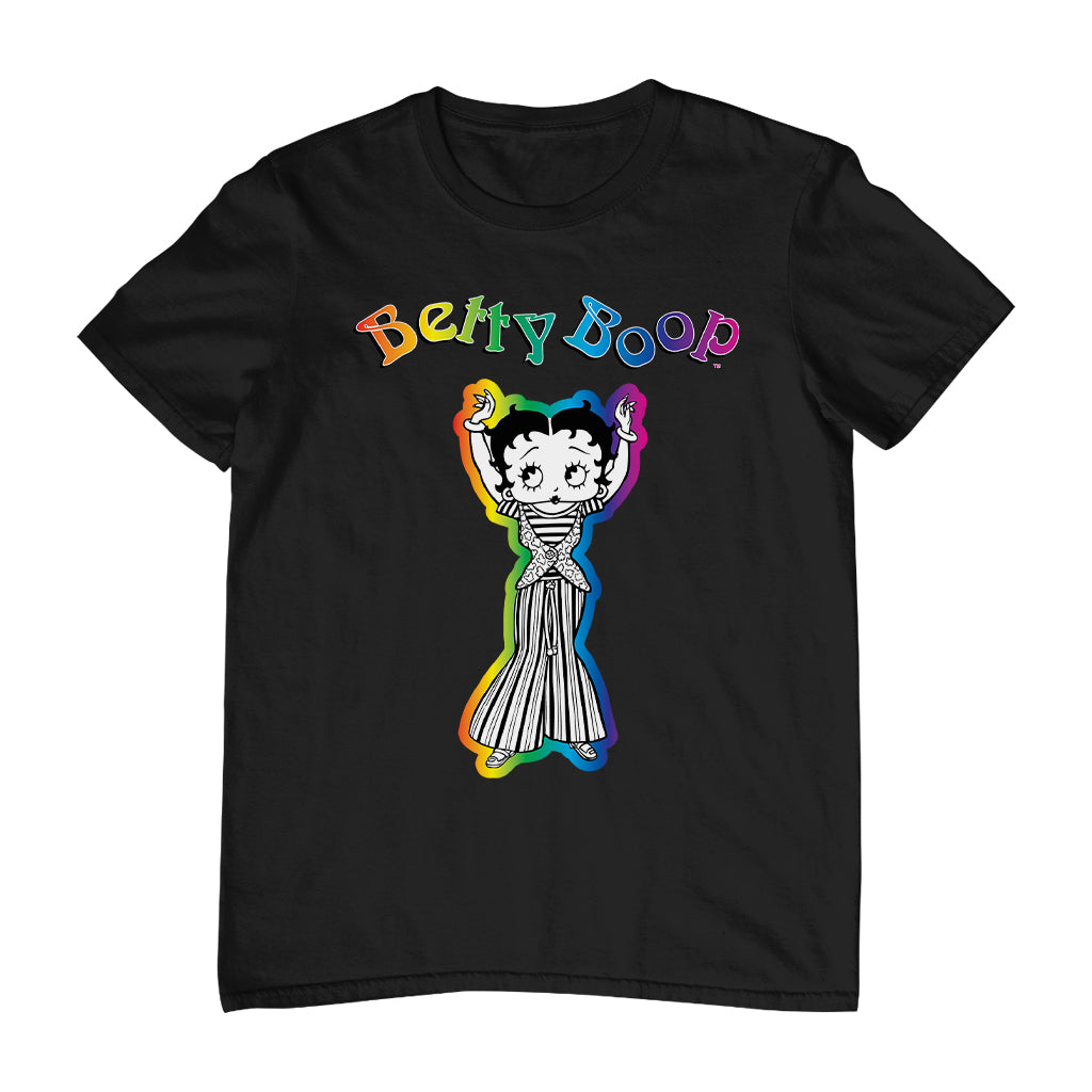 Betty Boop Groovy Striped Outfit Men's T-Shirt