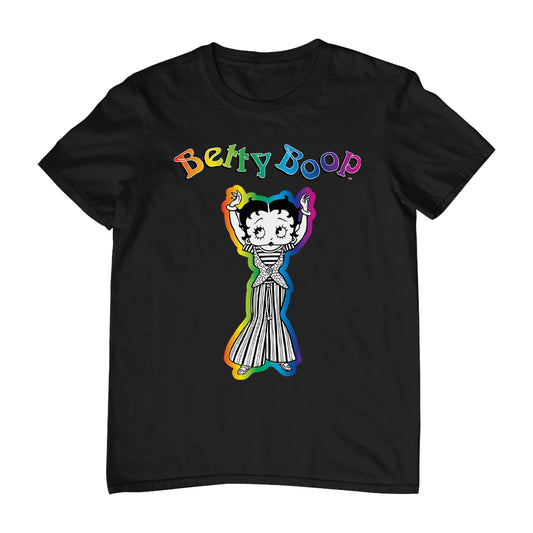 Betty Boop Groovy Striped Outfit Men's T-Shirt
