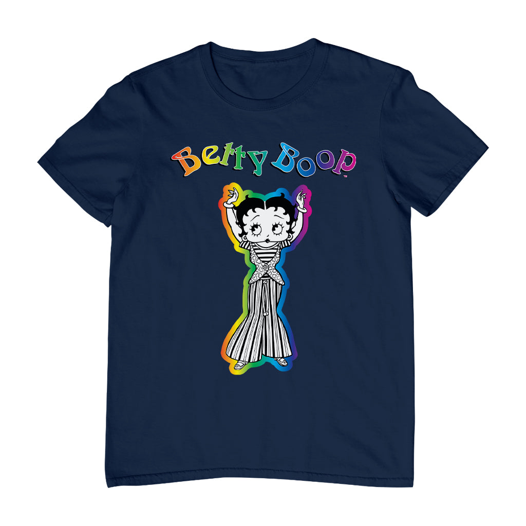 Betty Boop Groovy Striped Outfit Men's T-Shirt