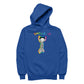 Betty Boop Groovy Striped Outfit Women's Hooded Sweatshirt