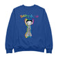 Betty Boop Groovy Striped Outfit Women's Sweatshirt