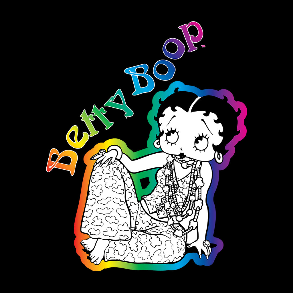 Betty Boop Hippy Chic Men's Hooded Sweatshirt