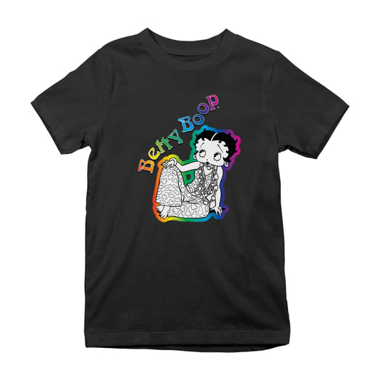 Betty Boop Hippy Chic Kids T-Shirt