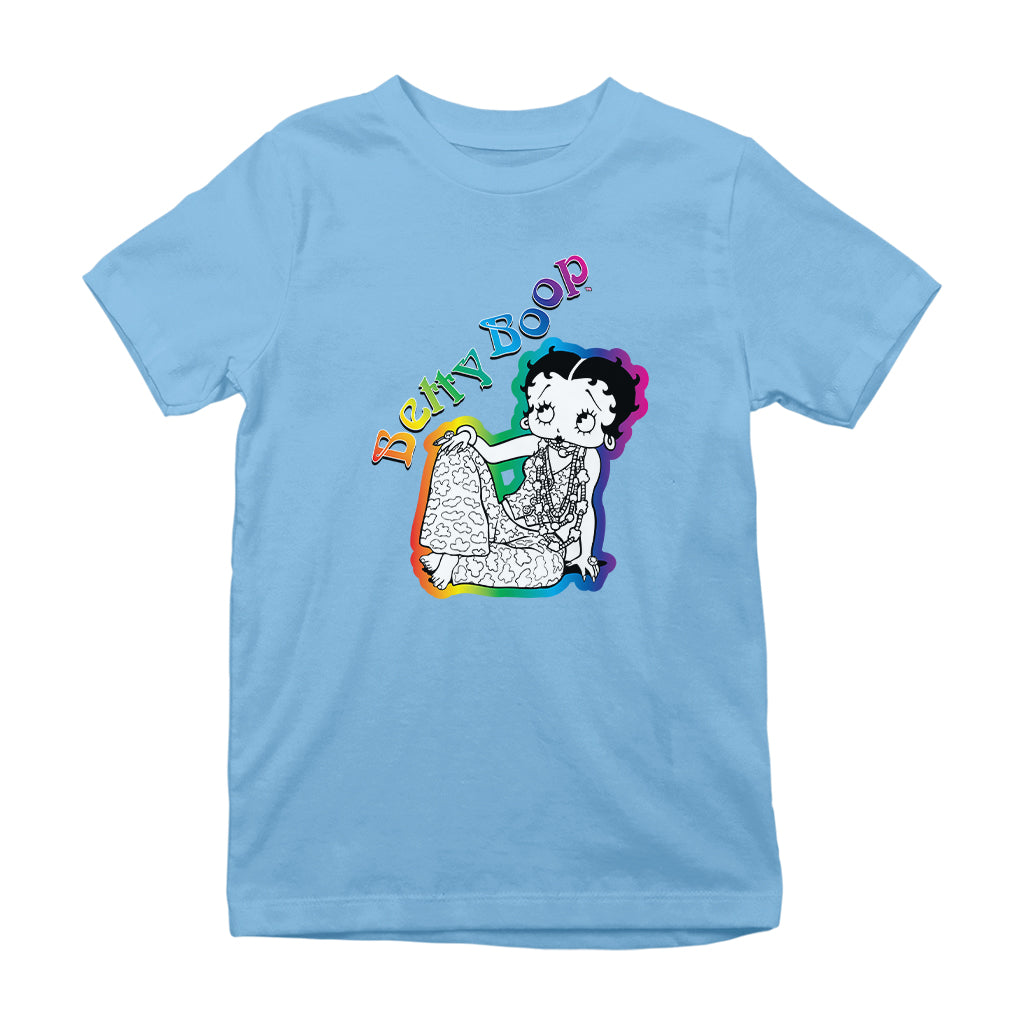 Betty Boop Hippy Chic Kids T-Shirt