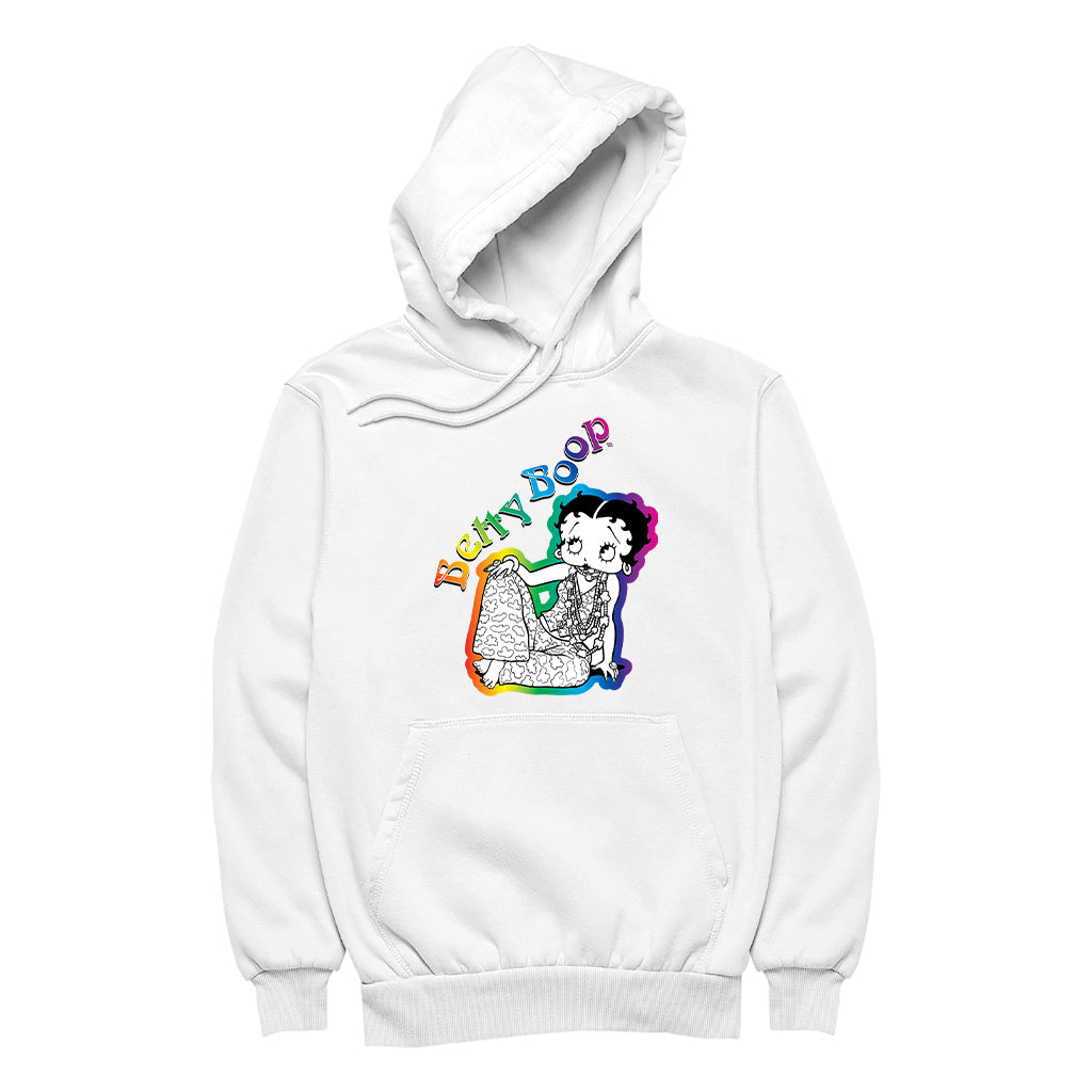 Betty Boop Hippy Chic Men's Hooded Sweatshirt