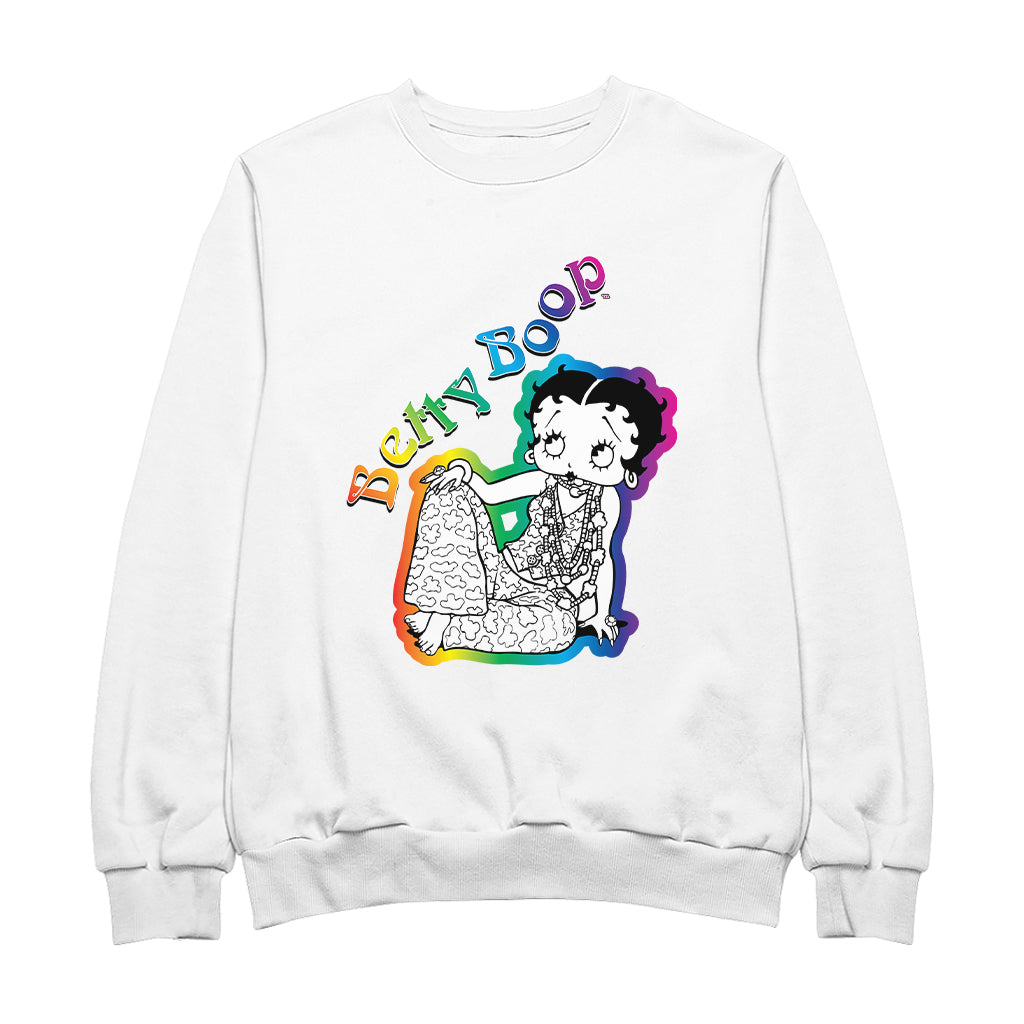 Betty Boop Hippy Chic Men's Sweatshirt