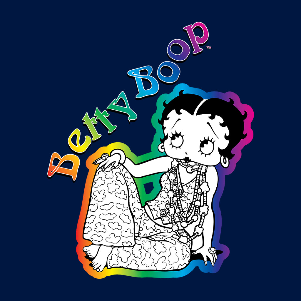 Betty Boop Hippy Chic Men's Hooded Sweatshirt