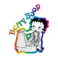 Betty Boop Hippy Chic Men's Hooded Sweatshirt