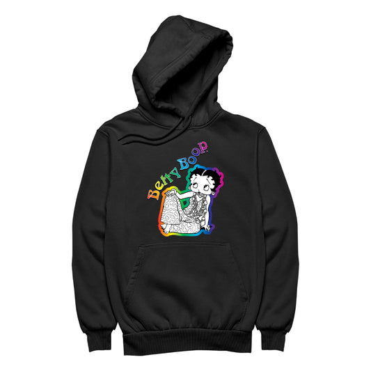 Betty Boop Hippy Chic Women's Hooded Sweatshirt