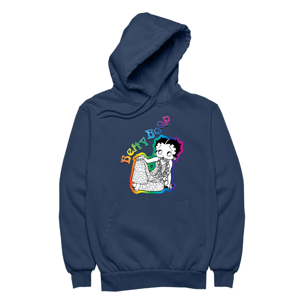 Betty Boop Hippy Chic Women's Hooded Sweatshirt