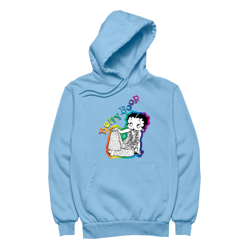 Betty Boop Hippy Chic Women's Hooded Sweatshirt