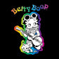 Betty Boop 70s Hippy Guitar Chick Kids T-Shirt