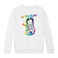 Betty Boop 70s Hippy Guitar Chick Kids Sweatshirt