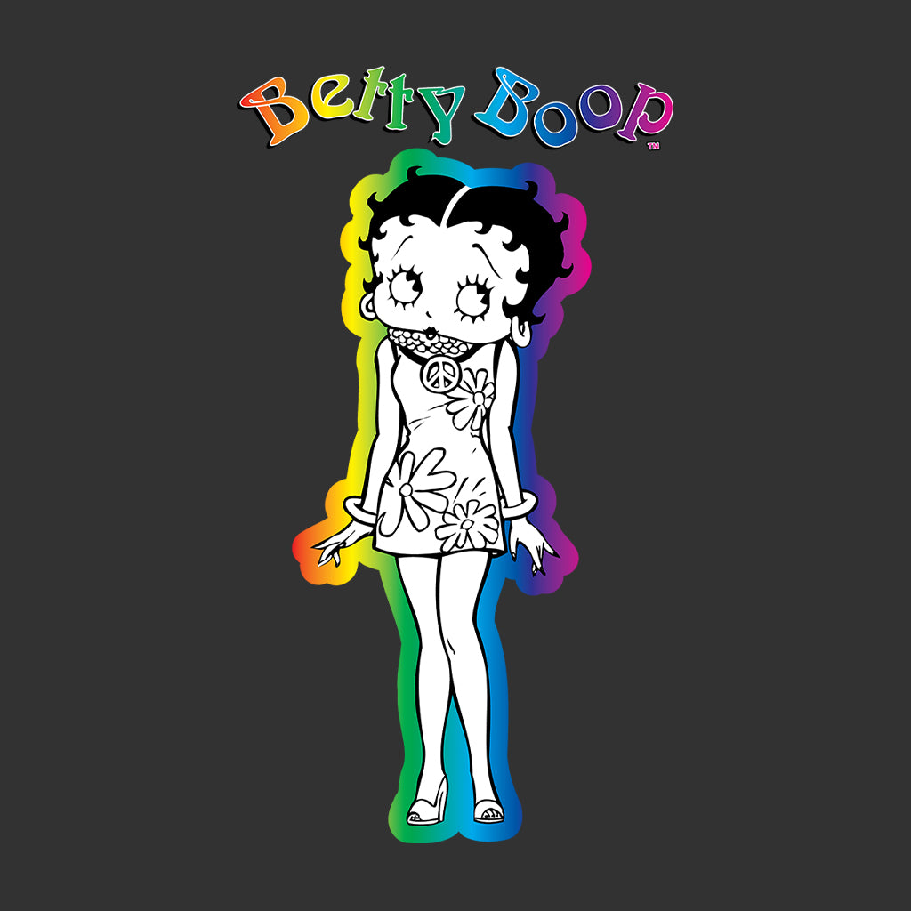 Betty Boop Groovy Hippy Chick Women's Hooded Sweatshirt