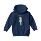 Betty Boop Groovy Hippy Chick Kids Hooded Sweatshirt