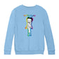 Betty Boop Groovy Hippy Chick Kids Sweatshirt