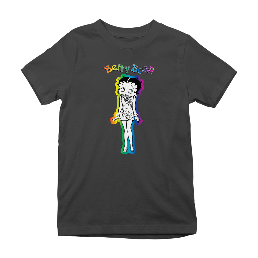 Betty Boop Groovy Hippy Chick Kids T-Shirt