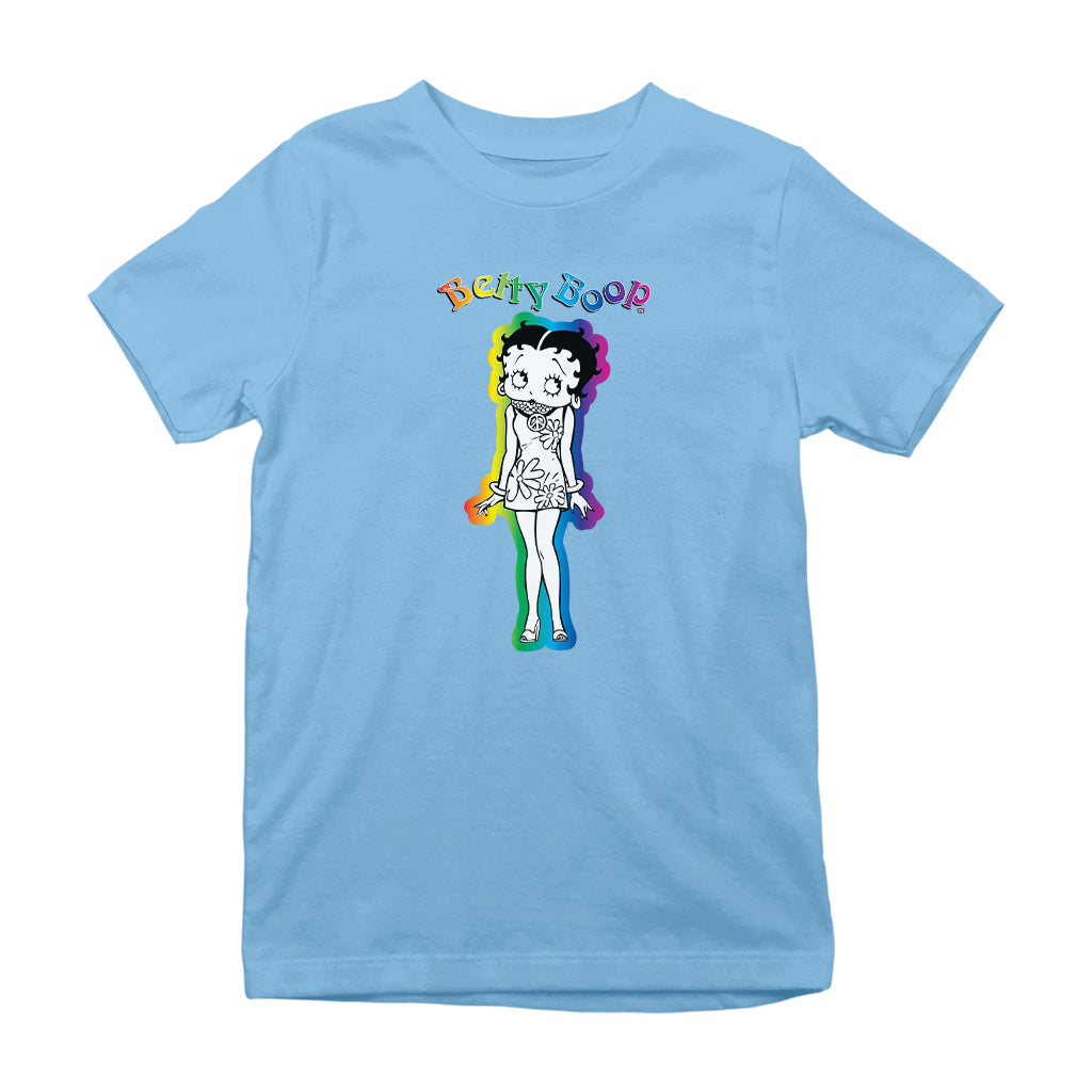 Betty Boop Groovy Hippy Chick Kids T-Shirt