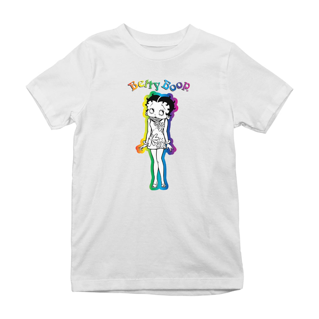 Betty Boop Groovy Hippy Chick Kids T-Shirt