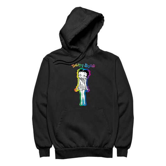 Betty Boop Groovy Hippy Chick Men's Hooded Sweatshirt