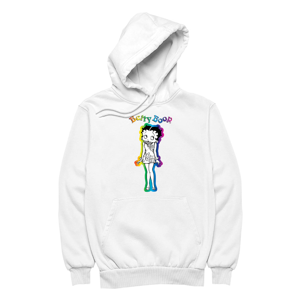 Betty Boop Groovy Hippy Chick Men's Hooded Sweatshirt