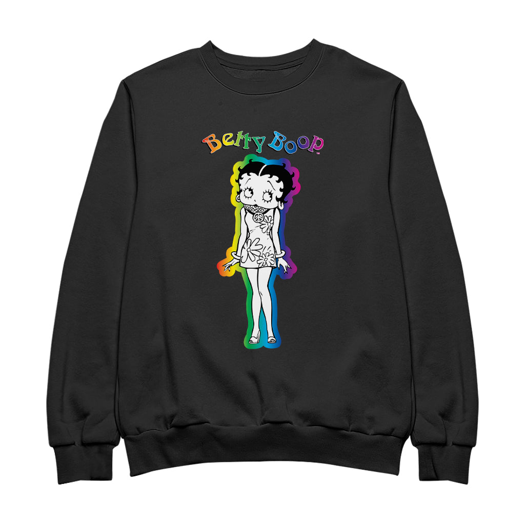Betty Boop Groovy Hippy Chick Men's Sweatshirt
