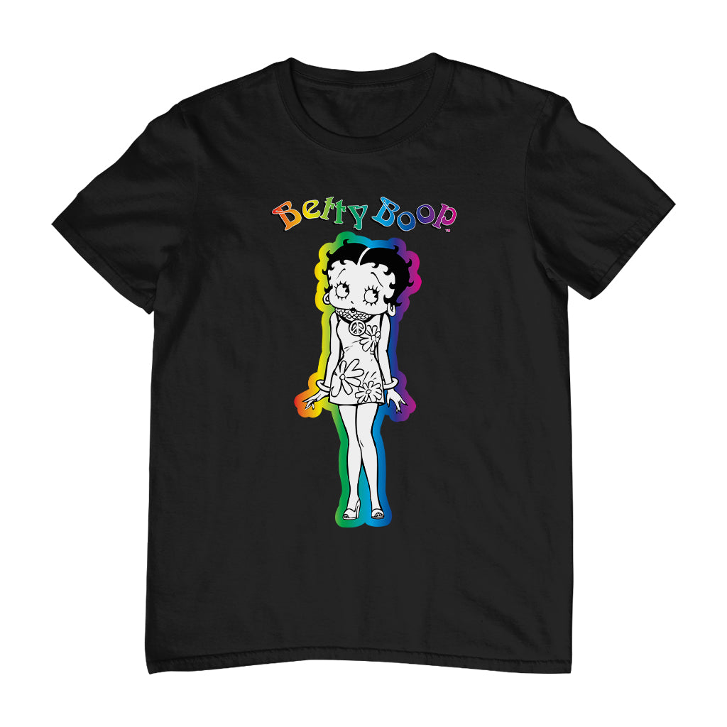 Betty Boop Groovy Hippy Chick Men's T-Shirt