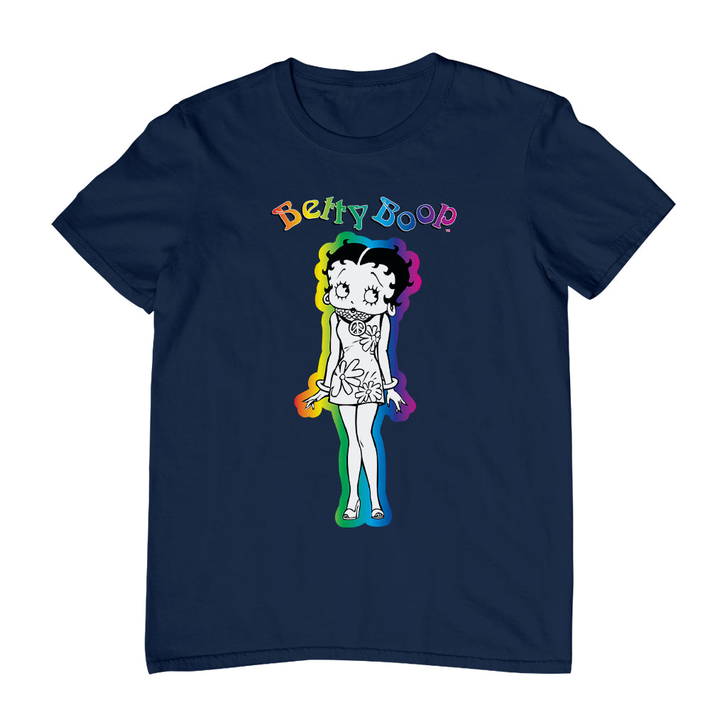 Betty Boop Groovy Hippy Chick Men's T-Shirt
