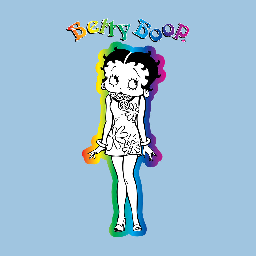 Betty Boop Groovy Hippy Chick Men's Hooded Sweatshirt