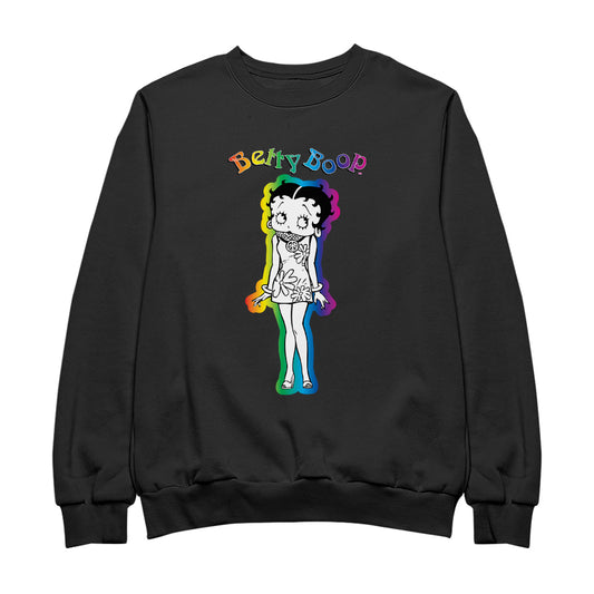 Betty Boop Groovy Hippy Chick Women's Sweatshirt