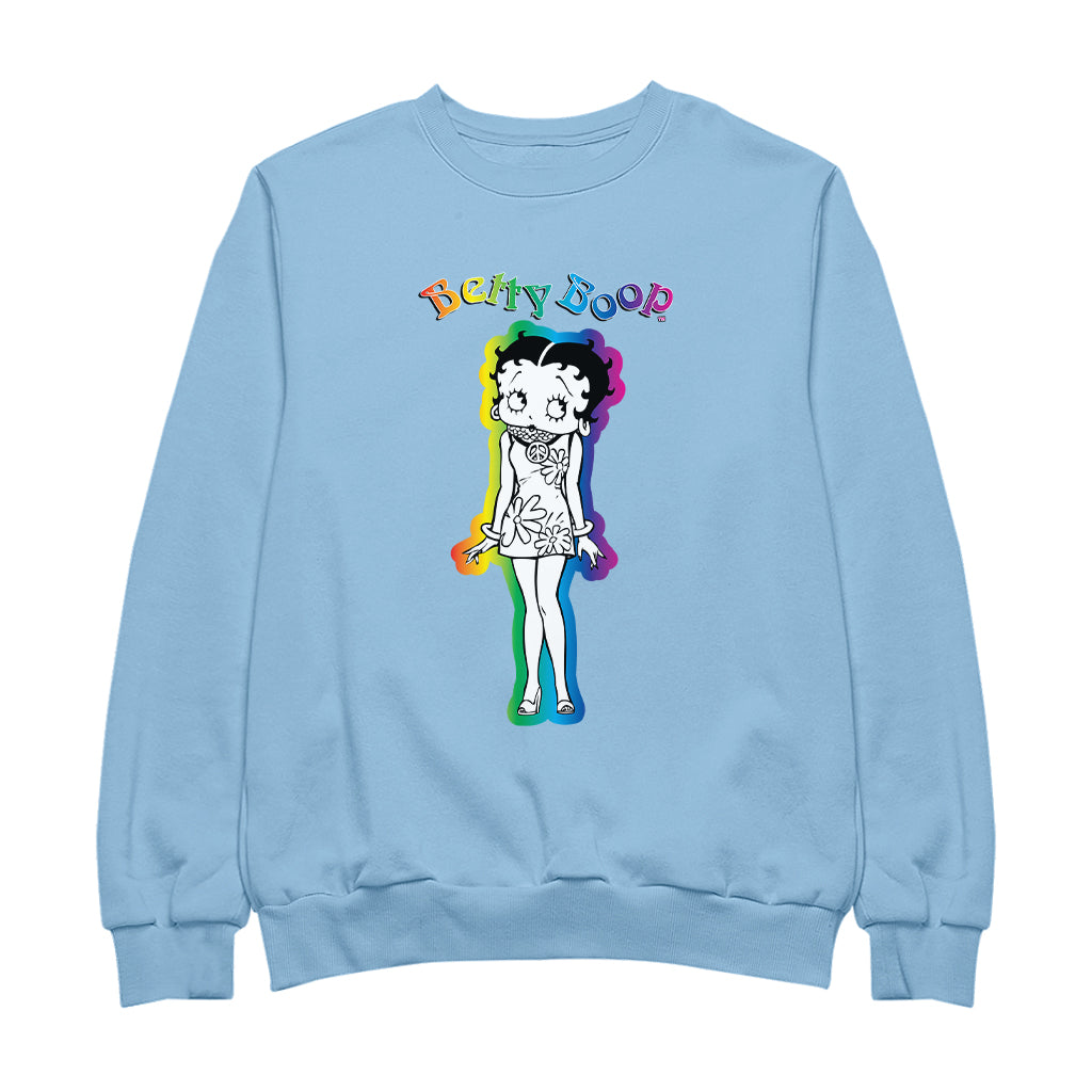 Betty Boop Groovy Hippy Chick Women's Sweatshirt