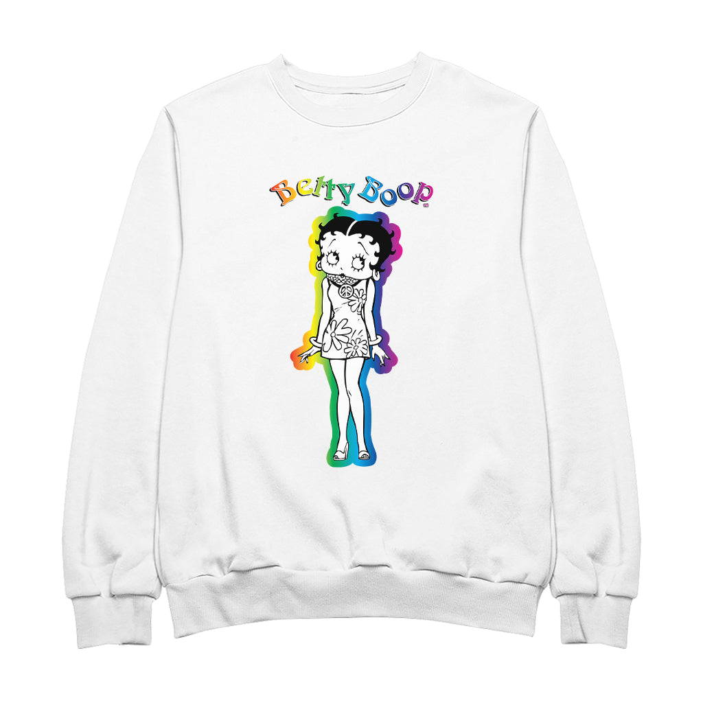 Betty Boop Groovy Hippy Chick Women's Sweatshirt