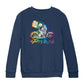 Betty Boop Groovy 70s Motorcycle Kids Sweatshirt