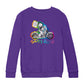 Betty Boop Groovy 70s Motorcycle Kids Sweatshirt