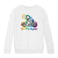 Betty Boop Groovy 70s Motorcycle Kids Sweatshirt