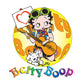 Betty Boop Groovy Guitar 70s Women's T-Shirt