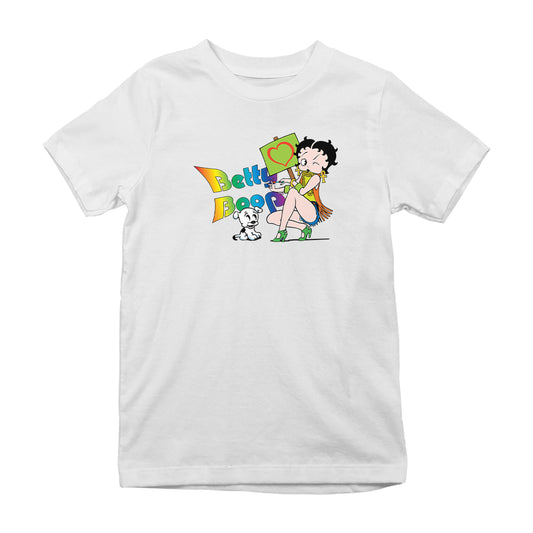 Betty Boop Groovy 70s Pudgy Love Kids T-Shirt