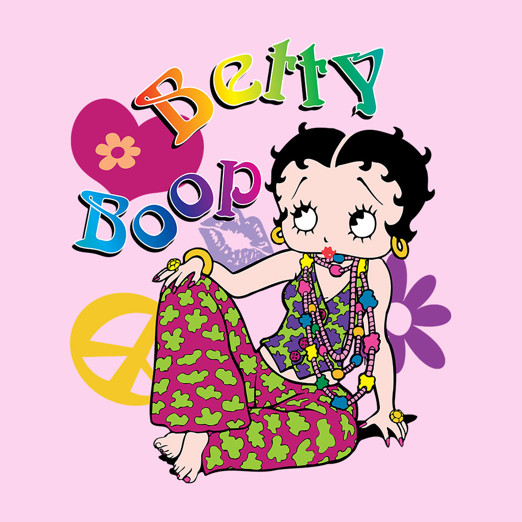Betty Boop Groovy Hippy Peace & Love Kids Sweatshirt