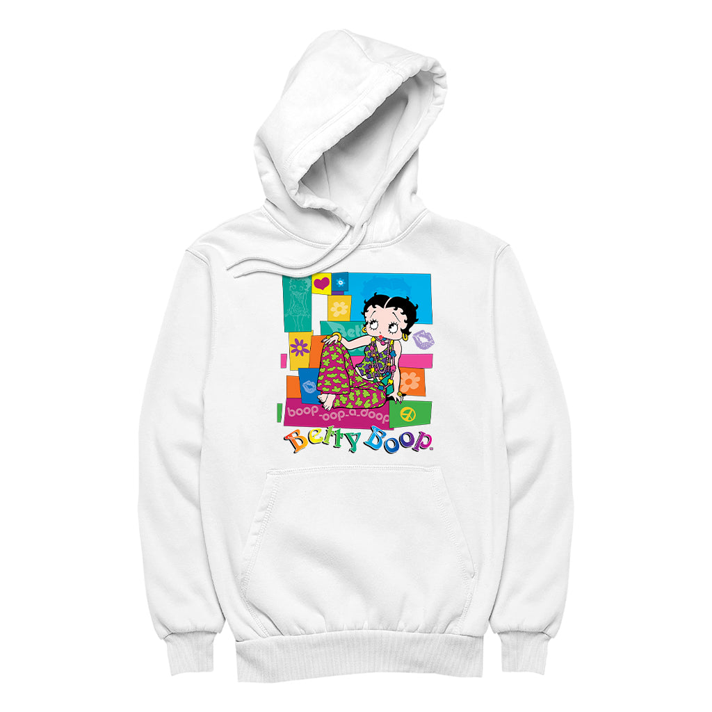 Betty Boop Groovy Hippy Chic Men's Hooded Sweatshirt