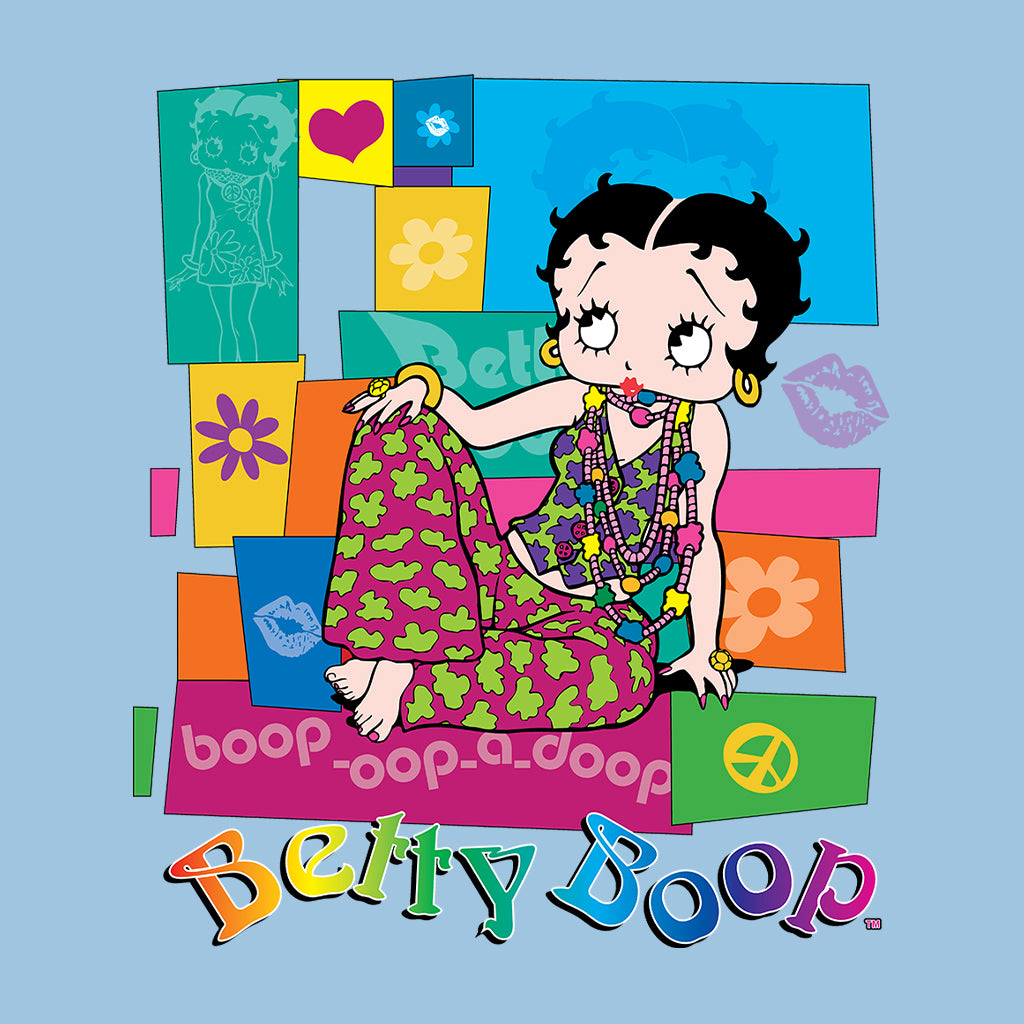 Betty Boop Groovy Hippy Chic Women's Hooded Sweatshirt