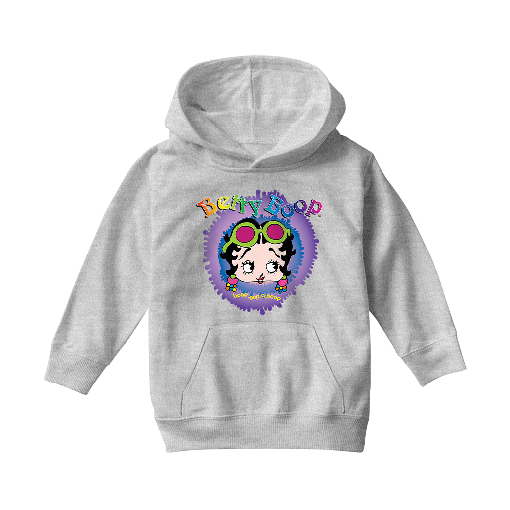 Betty Boop Groovy Boop Oop A Doop Kids Hooded Sweatshirt