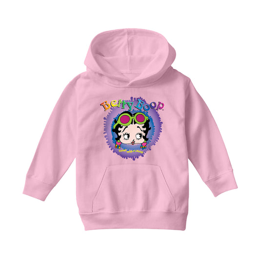 Betty Boop Groovy Boop Oop A Doop Kids Hooded Sweatshirt