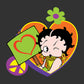 Betty Boop Hippy Heart Sign Kids T-Shirt