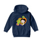 Betty Boop Hippy Heart Sign Kids Hooded Sweatshirt