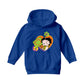 Betty Boop Hippy Heart Sign Kids Hooded Sweatshirt