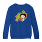 Betty Boop Hippy Heart Sign Kids Sweatshirt