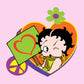 Betty Boop Hippy Heart Sign Kids Hooded Sweatshirt