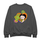 Betty Boop Hippy Heart Sign Men's Sweatshirt