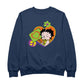 Betty Boop Hippy Heart Sign Men's Sweatshirt